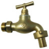 Robinet d'arrosage orientable à clapet Somatherm auto étanche M15/21-M20/27