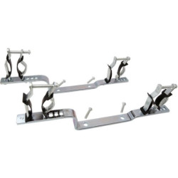 Supports métal avec isolant pour collecteur FixoConnect compatible 20/27 à 33/42 par 2
