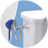 Kit de fixation pour robinetterie WC à compression PER Ø10/12-M12/17