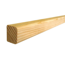 Barre à banc pin Sotrinbois 24 x 30mm - 2m00