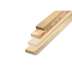Socle de plinthe pin sans noeud Sotrinbois 14 x 50mm - 2m00