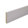 Surplinthe universelle à recoupée MDF prépeint blanc Sotrinbois 22 x 133 2m44