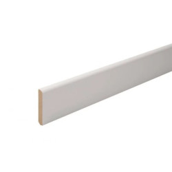 Plinthe arrondis MDF prépeint blanc Sotrinbois