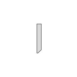 Plinthe angles vifs MDF prépeint blanc Sotrinbois