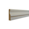 Chambranle Louis XVI doucine MDF Sotrinbois prépeint blanc 10x38 2440mm