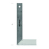 Equerre de charpentier inox gravée Metrica 300 mm