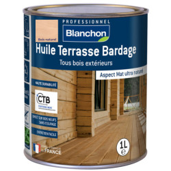 Huile Terrasse Bardage Mate Blanchon Extérieurs