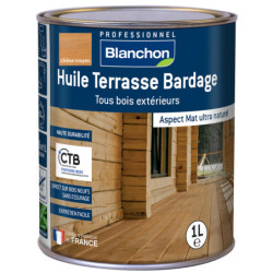 Huile Terrasse Bardage Mate Blanchon Extérieurs