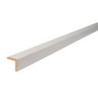 Baguette d'angle arrondie MDF prépeint blanc Sotrinbois