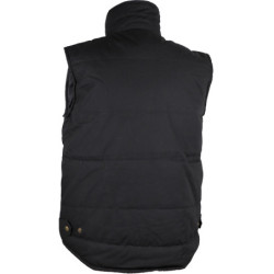 Gilet sans manche matelassé noir Singer