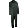 Complet de pluie nylon/PVC vert
