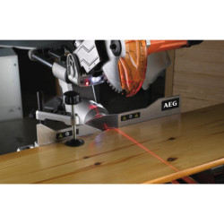Scie à onglet radiale AEG PS254L – Coupe précise Ø254 mm