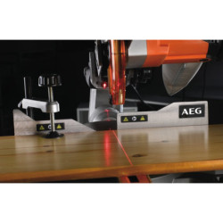 Scie à onglet radiale AEG PS254L – Coupe précise Ø254 mm