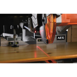 Scie à onglet radiale AEG PS254L – Coupe précise Ø254 mm