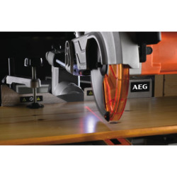Scie à onglet radiale AEG PS254L – Coupe précise Ø254 mm