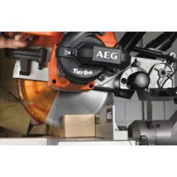 Scie à onglet radiale AEG PS254L – Coupe précise Ø254 mm