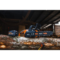 Tronçonneuse sans fil AEG ACS18B30 – 18V Brushless, guide 30 cm