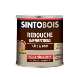 Pâte à bois rebouche Petits Trous Sintobois