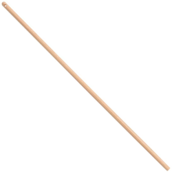 Manche bois poncé pour balais cantonniers Brosserie Thomas 1m40 ø28mm