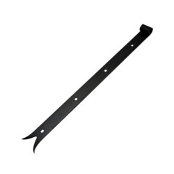 Penture queue de carpe percée 35x5 Mermier ø14 300mm