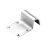 Sabot portail à visser Mermier zingage blanc90mm
