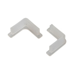 Sachet de 4 pieds plastiques cornières 40 mm - Système Plum - Super Quincaillerie