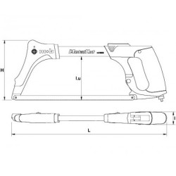 Scie Metalcut Mob 405mm – Coupe métal nette et confortable