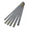 Mesure pliante double mètre aluminium Mondelin