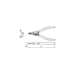 Pince à circlips extérieur Mob – Becs droits Ø19-60 mm