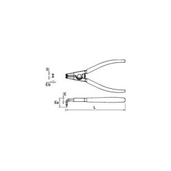 Pince à circlips extérieur 90° Mob – Précision & accès facilité