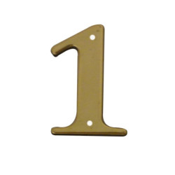 Chiffre de rue VISO laiton 80 mm – Zamak robuste