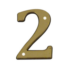 Chiffre de rue VISO laiton 80 mm – Zamak robuste