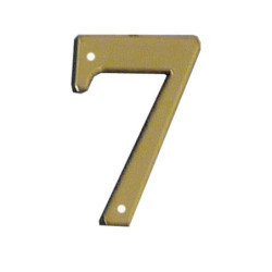 Chiffre de rue VISO laiton 80 mm – Zamak robuste