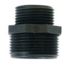 Raccord plastique droit à visser pour pompe Spid'O entrée filetée F26/34 sortie F20/27