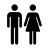 Sticker Viso toilettes