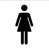 Sticker Viso toilettes femmes