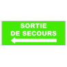 Panneau pvc Viso sortie de secours
