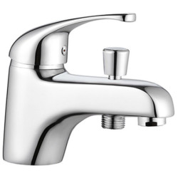 Mitigeur de Baignoire Terma Monotrou Chromé Rousseau – Design moderne et économie d'eau – SuperQuincaillerie