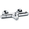 Mitigeur thermostatique bain douche Danube chromé Rousseau