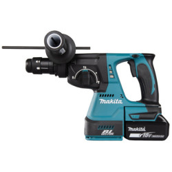 Ensemble 2 machines 18 V Makita perceuse visseuse DDF484 et perforateur DHR243 2 x 5 Ah LI-ion