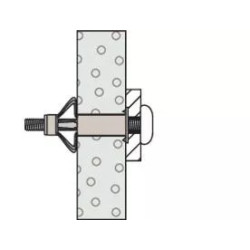 Piton Fischer M5×45 – visserie réutilisable pour chevilles HM (réf. 26191)