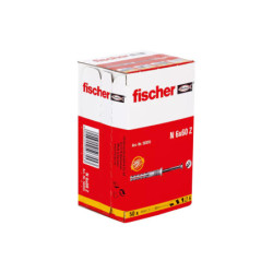 Cheville à frapper Fischer N‑S Ø 6×40 mm réf. 50355 – tête fraisée + clou fileté