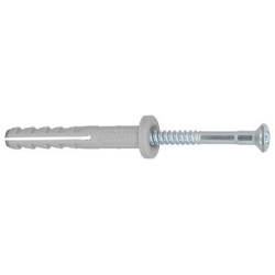 Cheville à frapper Fischer N‑S Ø 6×40 mm réf. 50355 – tête fraisée + clou fileté