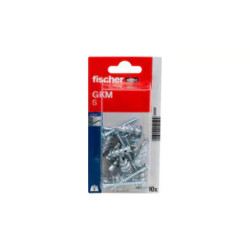 Cheville auto-perceuse Fischer GKM‑GP‑SF Ø 8×31 mm + vis 4,5×50 mm – blister 10