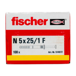 Cheville à frapper collerette épaisse N-F Fischer