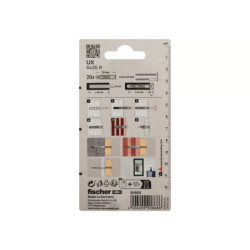Cheville universelle Fischer UX‑R avec collerette – multi-supports