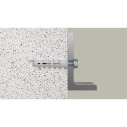 Cheville turbo pour béton cellulaire FTP K 4 K Fischer blister x4