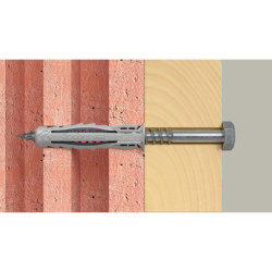 Chevilles à expansion avec vis SX Plus Fischer Ø10mm 50mm x5
