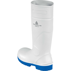Botte sécurité Delta Plus KEMIS S4 SR – PVC blanc S4 CI SRC