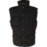 Gilet matelassé multipoches noir Domval P2L
